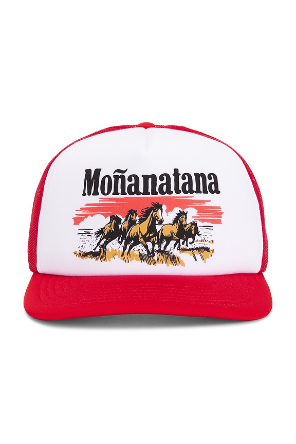 view 1 of 2 Monanatana Trucker Hat in White