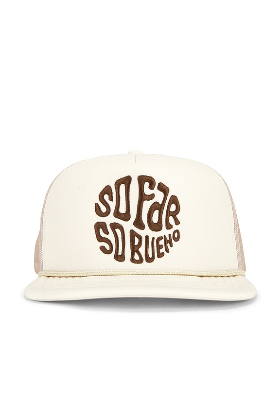 view 1 of 3 So Bueno Trucker Hat in Cream