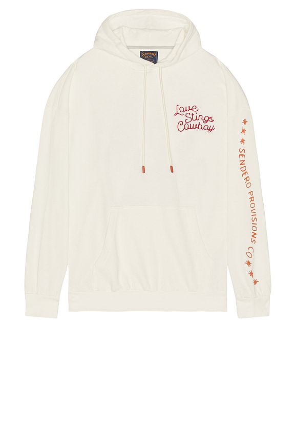 view 2 of 4 Love Stings Hoodie in Vintage White