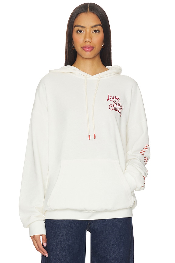 view 2 of 4 Love Stings Hoodie in Vintage White
