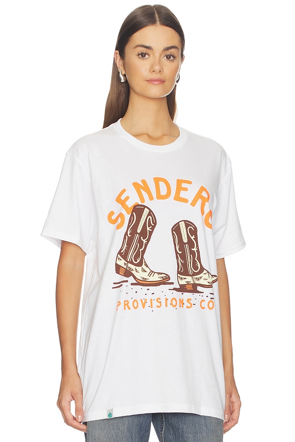 view 2 of 4 High Stepper Tee in Vintage White