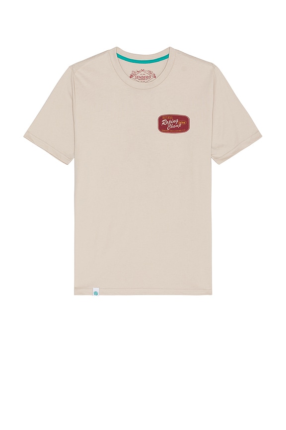view 2 of 3 Roping Champ T-Shirt in Sand