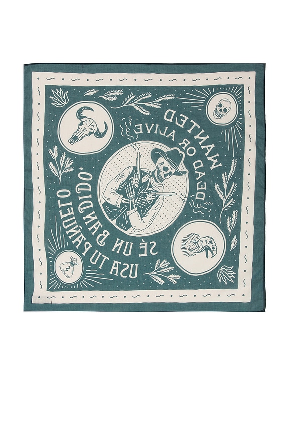 view 2 of 3 ÉCHARPE DEAD OR ALIVE in Teal