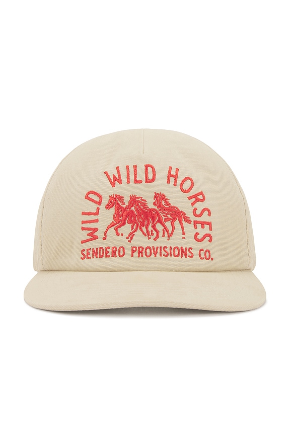 view 2 of 3 WILD WILD HORSES 트럭커 햇 in Cream