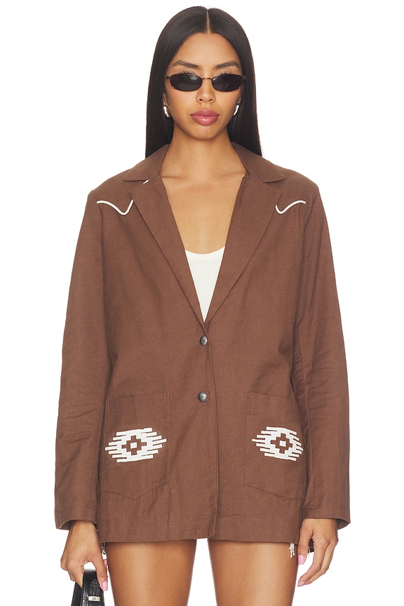 view 2 of 7 BLAZER RELAJADO THE ELEANOR WESTERN in Oakroom