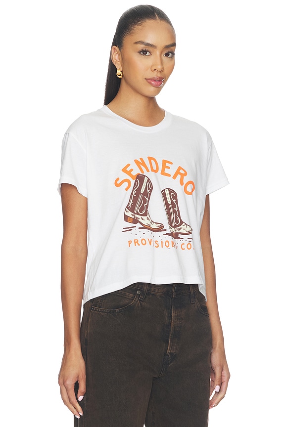 view 2 of 4 T-SHIRT BOXY HIGH STEPPER in Vintage White