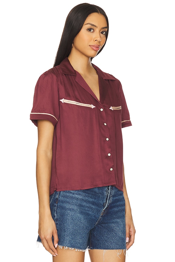 view 2 of 4 블라우스 in Zinfandel