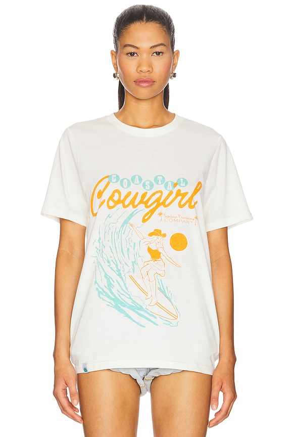 view 2 of 5 Coastal Cowgirl T-shirt in Vintage White