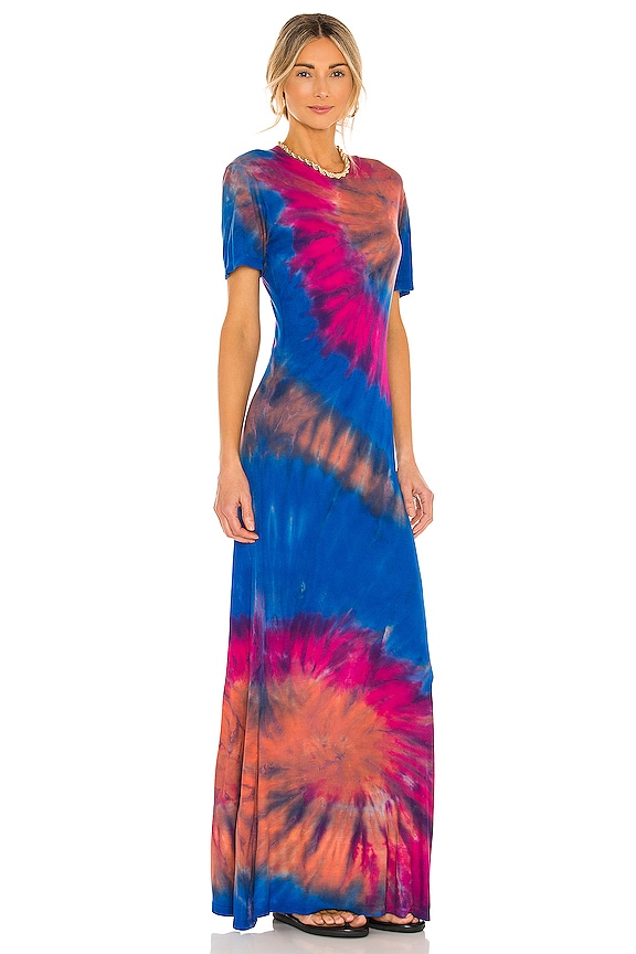 view 2 of 3 Crewneck Maxi Dress in Sunset Marble