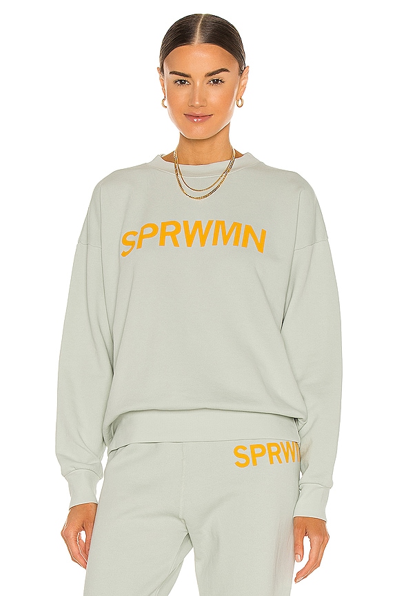 view 1 of 4 Logo Sweatshirt in Seafoam