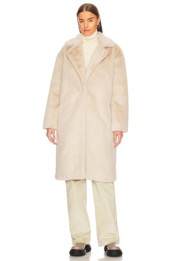 view 2 of 5 Long Coat in Off White