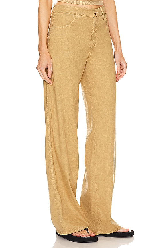 view 2 of 4 5 Pocket Wide Leg in Khaki