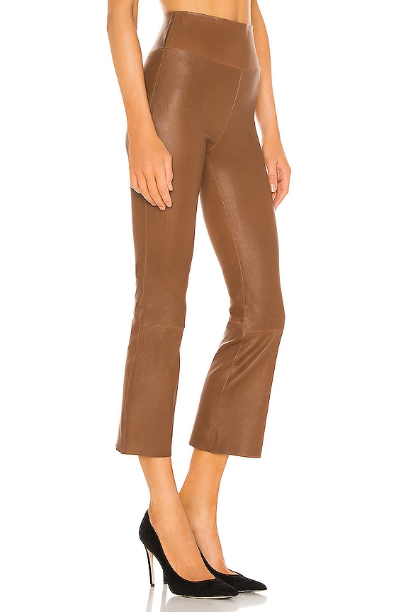 view 2 of 4 Crop Flare Legging in Cocoa