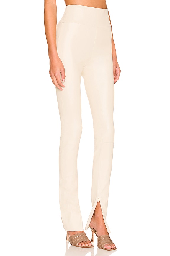 view 2 of 4 Ankle Legging With Zipper in Off White