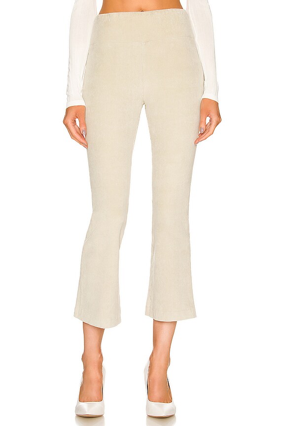 view 1 of 4 Corduroy Crop Flare in Sable