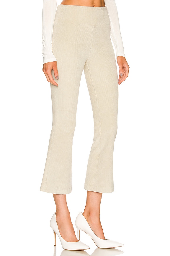 view 2 of 4 Corduroy Crop Flare in Sable