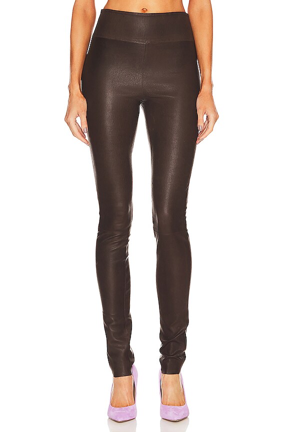 SPRWMN Ankle Legging in Dark Chocolate | REVOLVE