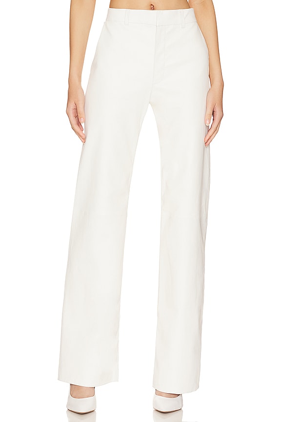 SPRWMN Baggy Lowrise Trousers in White | REVOLVE