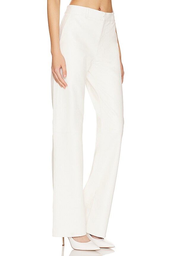 view 2 of 4 PANTALON TAILLE BASSE BAGGY in White