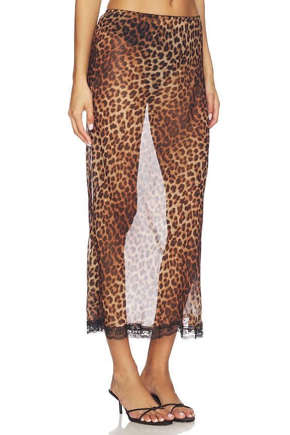 view 2 of 6 Amelie Midi Skirt in Jaguar