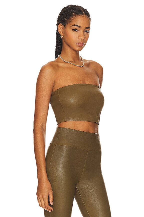 view 2 of 4 Micro Tube Top in Moss