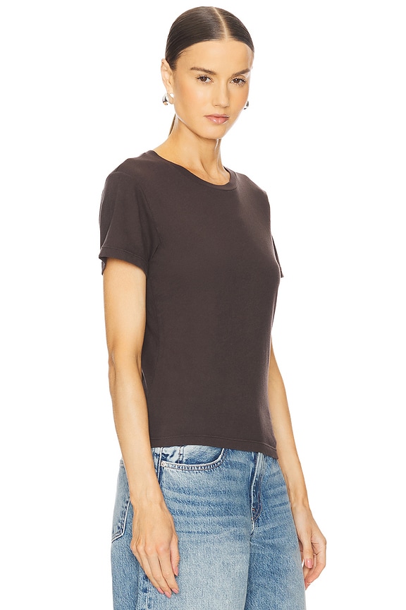 view 2 of 4 Baby Tee in Chocolate in Americano