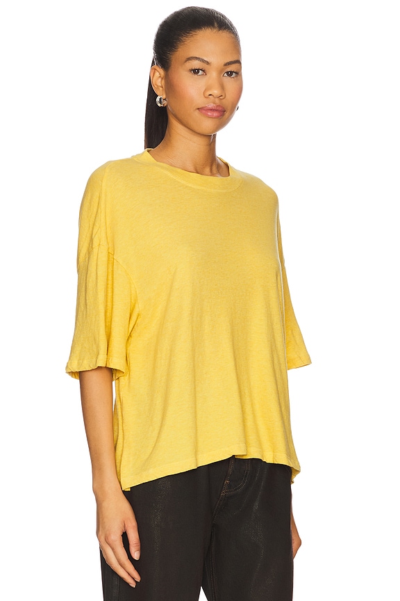 view 2 of 4 オーバーサイズボクシーTシャツ in Yellow