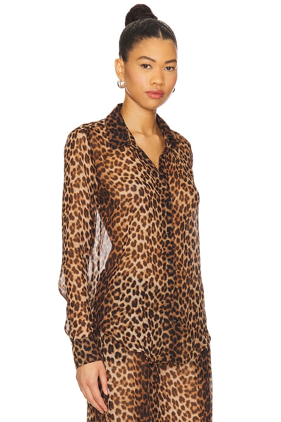 view 2 of 4 Fitted Button Up in Jaguar