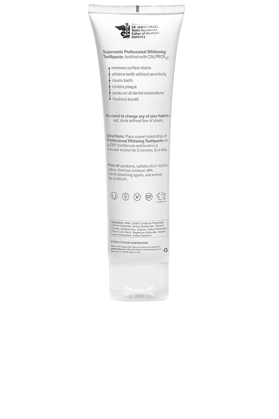 view 2 of 5 DENTIFRICE BLANCHISSANT FLUORIDE FREE PROFESSIONAL WHITENING TOOTHPASTE HA in Original Mint