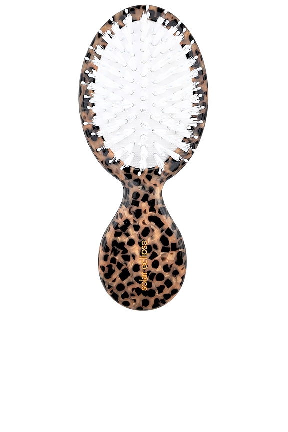 view 2 of 4 Hand-painted Compact Leopard Bow 2-1 Perfect Daily Brush in 