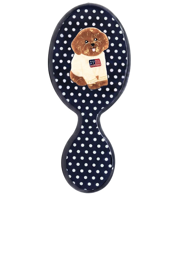 view 1 of 3 CACHORRO AMERICANA PINTADO A MANO CEPILLO HAND-PAINTED AMERICANA PUPPY BRUSH in 