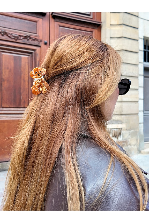 view 2 of 2 PINZA DOODLE PUPPY CLAW HAIR CLIP in 