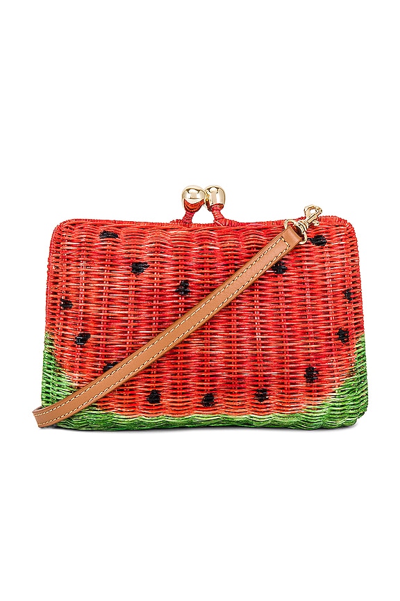view 1 of 5 КЛАТЧ CHARLOTTE WATERMELON in Red