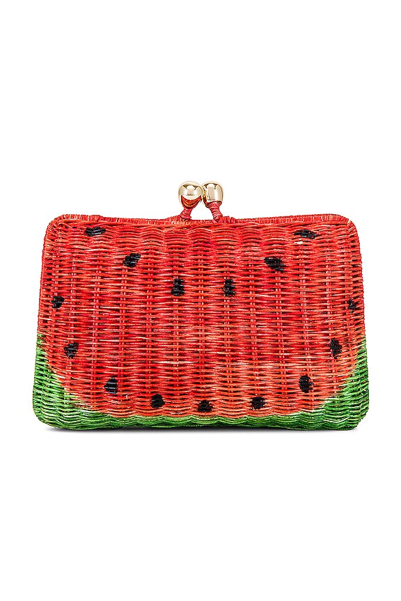 view 2 of 5 КЛАТЧ CHARLOTTE WATERMELON in Red