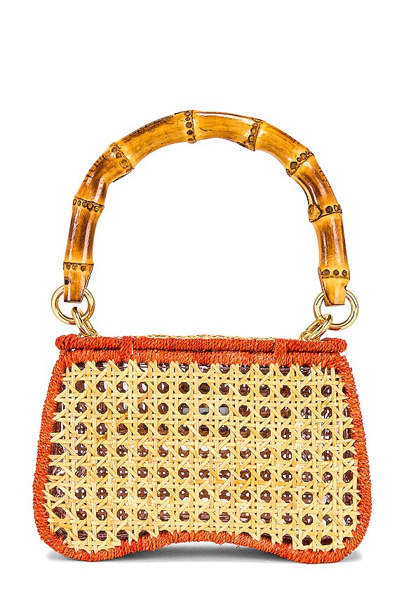 view 2 of 5 Jackie Om Bag in Light Honey with Orange