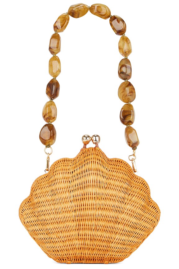 view 2 of 5 Bela Shell Bag in Light Honey