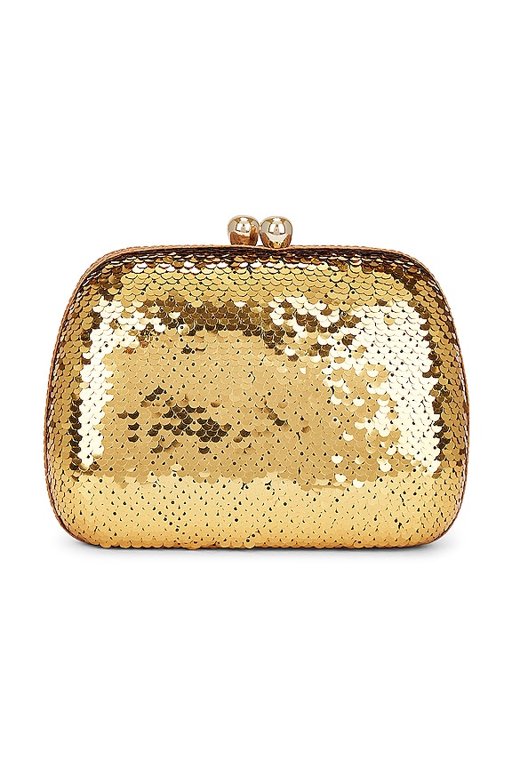 view 2 of 5 Lolita Sequin Clutch in Gold