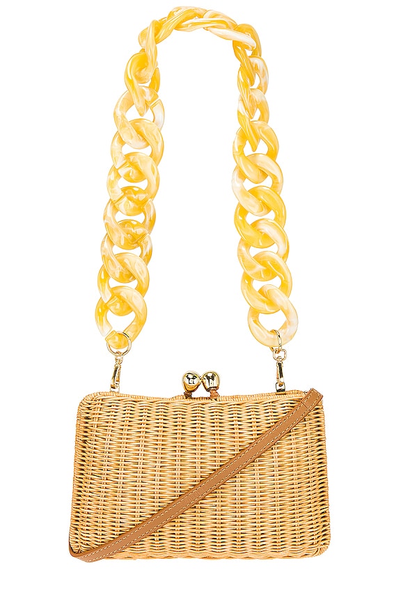 view 1 of 5 BOLSO CHARLOTTE in Light Honey with Yellow