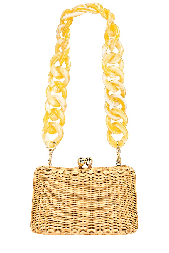 view 2 of 5 BOLSO CHARLOTTE in Light Honey with Yellow