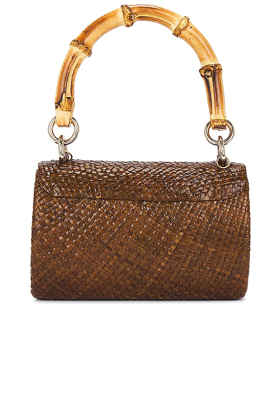 view 2 of 5 МАТОВАЯ СУМКА С ЗАКРУГЛЕННЫМИ КРАЯМИ MELISSA in Brown