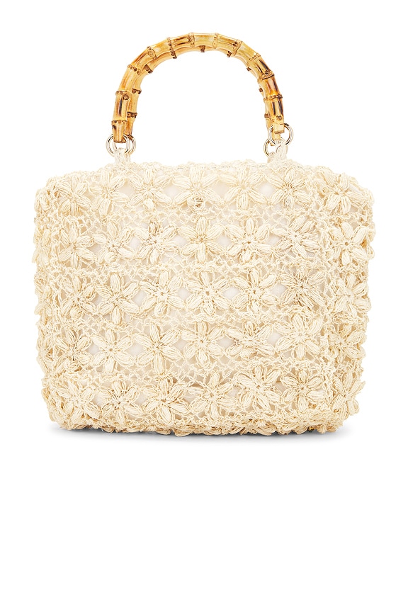 view 2 of 4 Meg Flower Bag in Natural