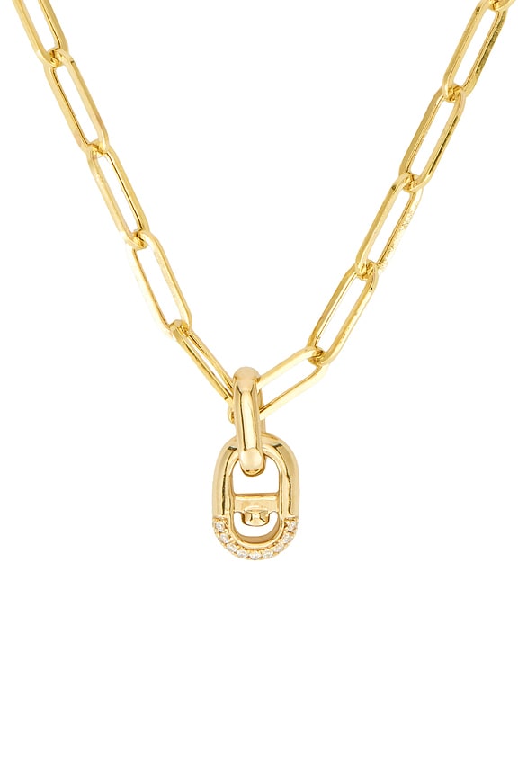 view 2 of 2 COLLIER in 14k Yellow Gold & White Diamonds