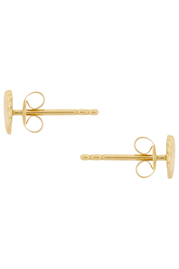 view 2 of 2 Scallop Shell Earrings in 14k Yellow Gold