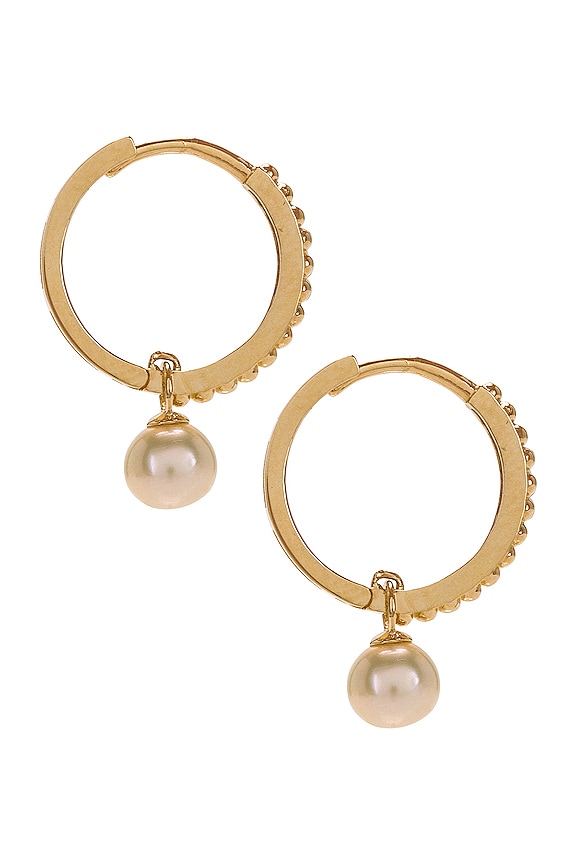 view 2 of 2 PENDIENTES in 10k Yellow Gold