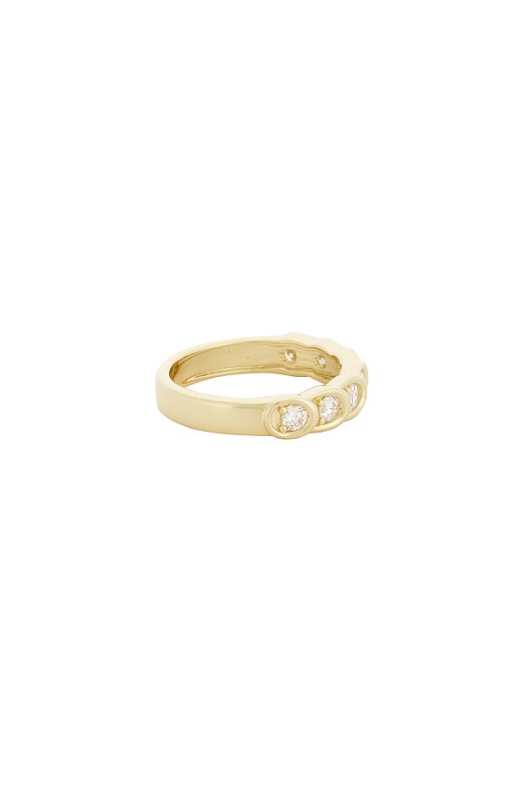 view 2 of 3 La Scala Ring in 10k Yellow Gold & Lab Diamond