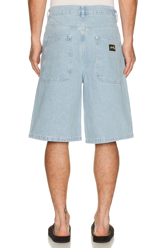 view 2 of 5 Wide Shorts in Ice Denim Short