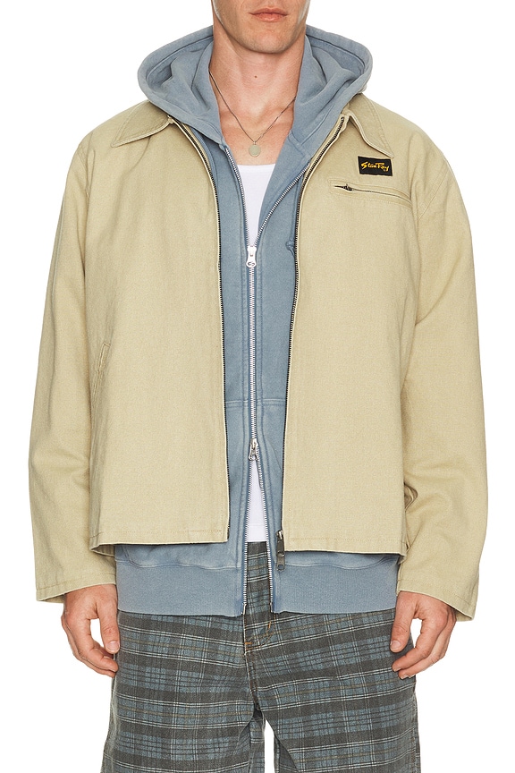 view 1 of 5 BLOUSON in Eucalyptus Canvas