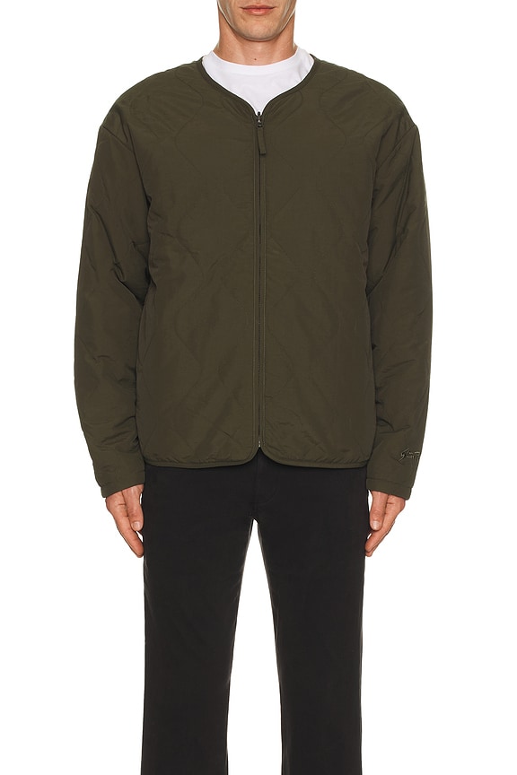 view 6 of 6 Quilted Liner Jacket in Olive