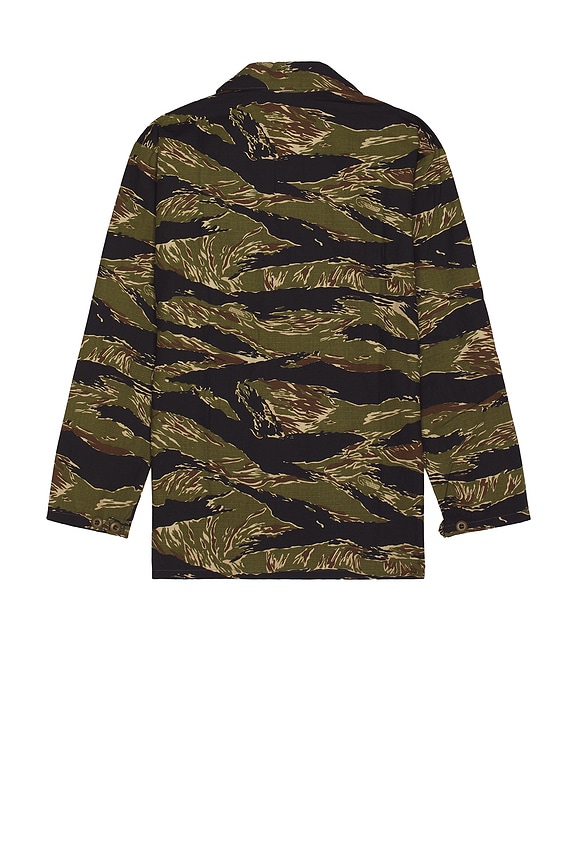 view 2 of 4 자켓 in Green Tigerstripe Ripstop