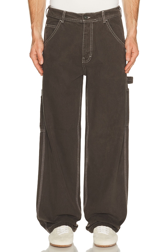 view 1 of 6 Big Job Painted Pant in Raven Canvas